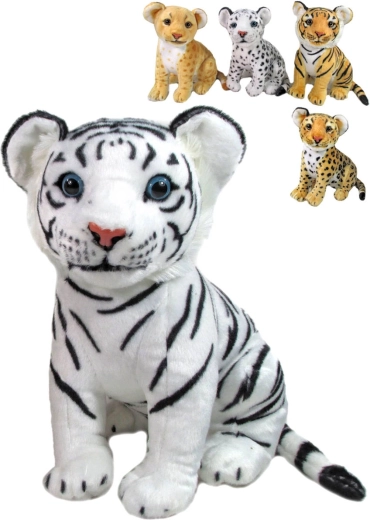 Plišasto safari mladiče 31 cm (tiger ali leopard) – 1 kos