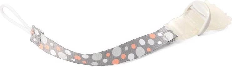 Sponka za dudo BABYONO sivo-oranžna