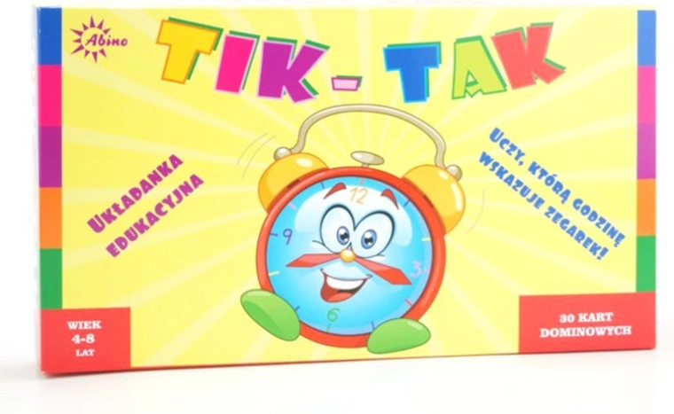 Sestavljanka Tik Tak – domino za učenje ur