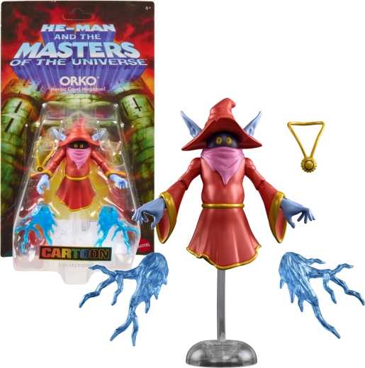 Mattel Masters of the Universe Origins figurica Orko 14 cm z dodatki