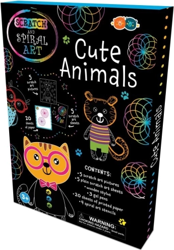 Komplet praskank in spiralnih slik – vesela živalca