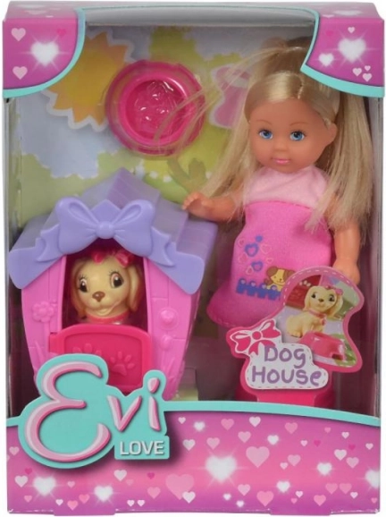 Punčka Evička s pasjo uto