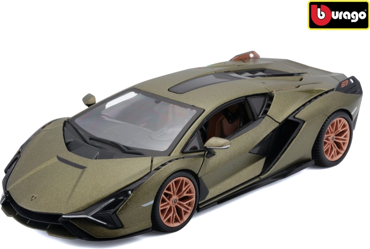 Bburago Lamborghini Sián FKP 37 v merilu 1:24, matno zelen