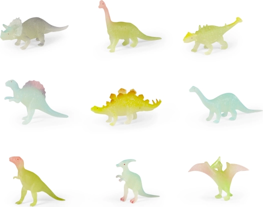 Neonski Dinozavri Svetijo v Temi