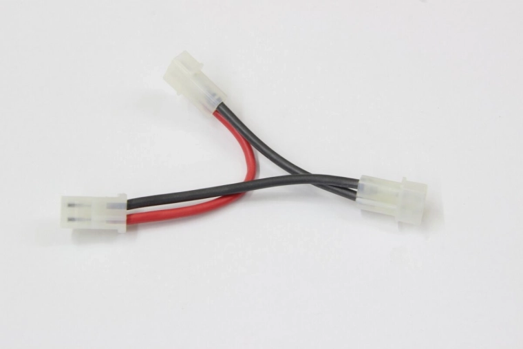 Y-kabel za baterijo AMP s silikonskim vodnikom in pozlačenimi kontakti