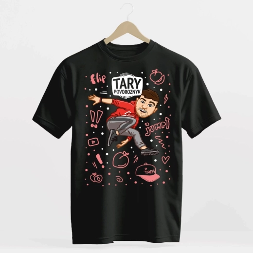 Tary Povoroznyk T-shirt Tary drink peach