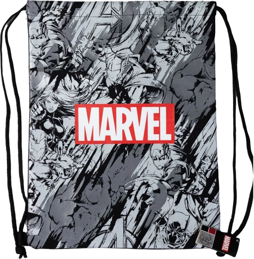Marvel vzorec - izolirana torba z zatezno vrvico 30 × 40 cm - 1 kos