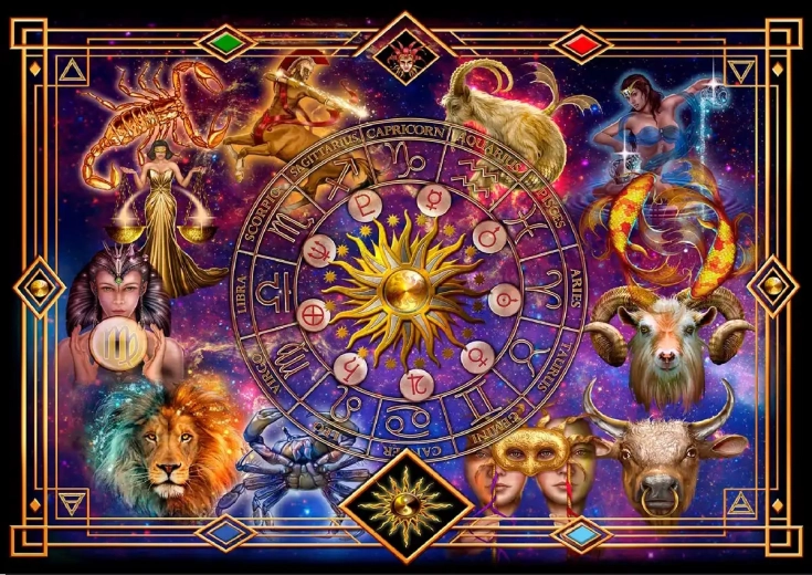 WOODEN CITY Lesene sestavljanke Zodiak 2v1, 4000 kosov