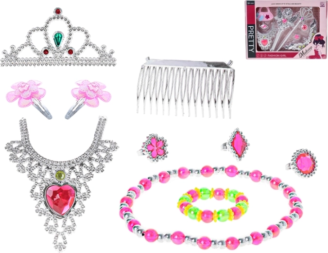 Otroški lepotni komplet s krono ali žezlom