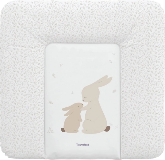 Träumeland previjalna podloga Hophop Bunny Beige 75 × 75 cm