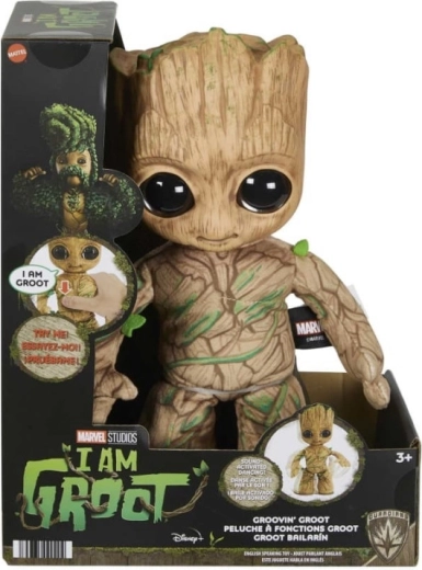 Marvel plešoči plišasti Groot 28 cm