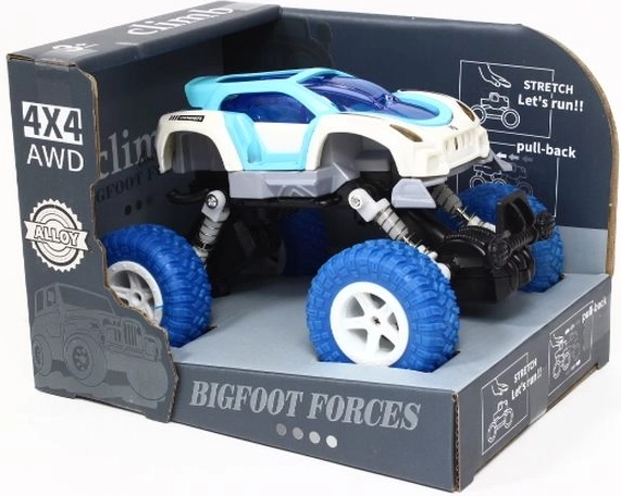 Kovinski avto 4×4 z vzmetenjem