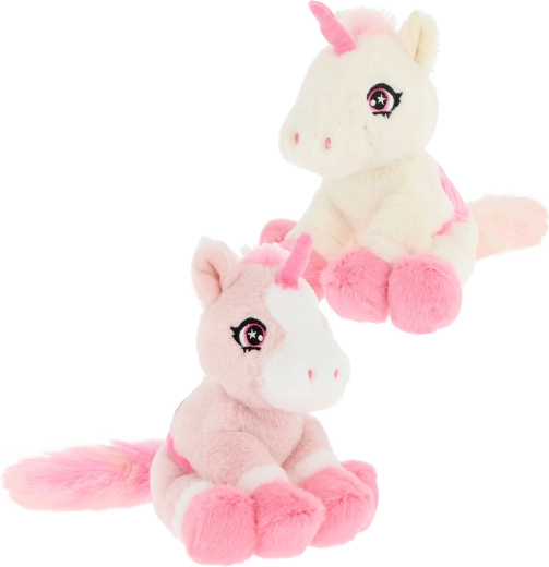 Keeleco plišasti samorog s kitkami 16 cm - 1 kos