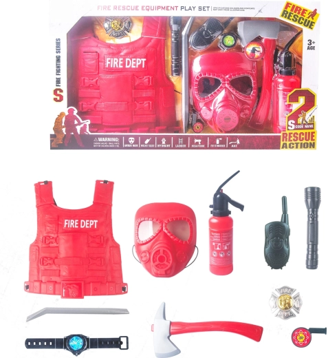 Gasilski mega komplet 10 kosov za otroke