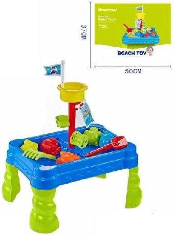 Igralna mizica za pesek in vodo, 20-delni set