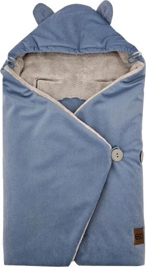 EKO car seat footmuff blue