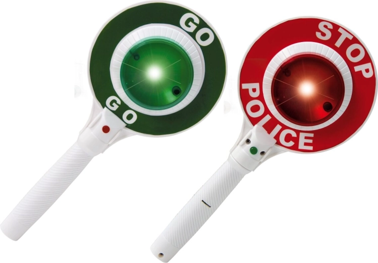 Jamara policijska signalna loparčka stop/go z lučko – 1 kos