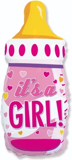 Folijski balon v obliki steklenice 80 cm