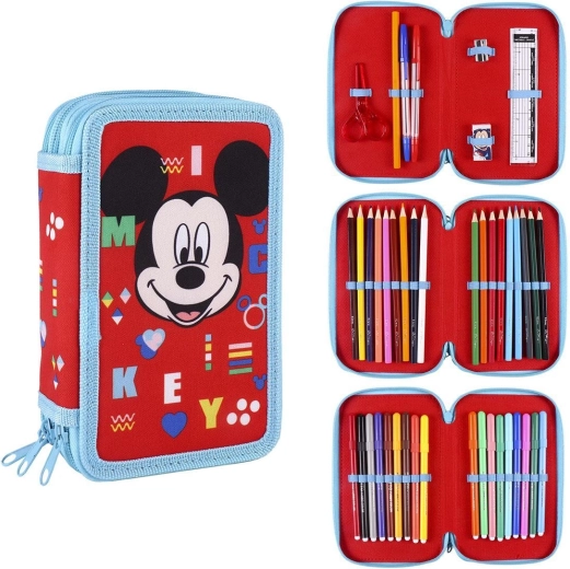Opremljena triplastna peresnica Mickey