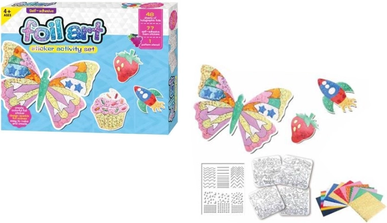 Ustvarjalni DIY komplet za izdelavo holografskih nalepk