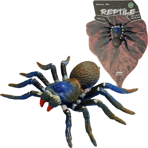 Živa narava Blue Tarantula – realistični model pajka 8 cm