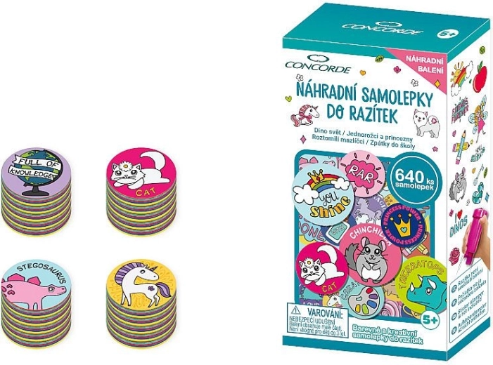 Nadomestne nalepke za žige CONCORDE – asort