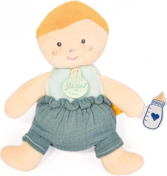 Doudou Jolijou punčka 18 cm zelena