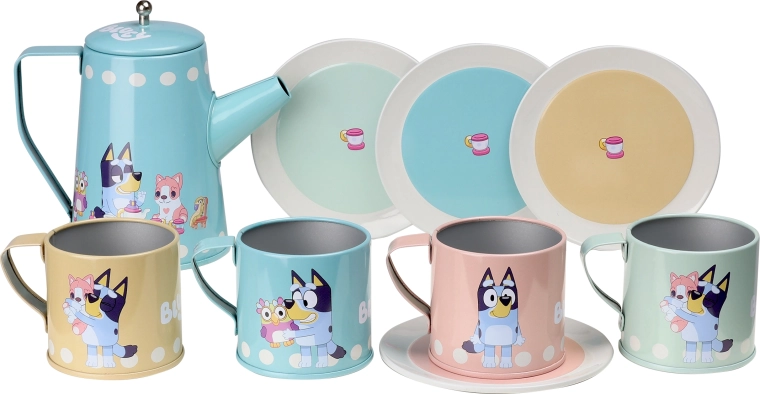 Otroški čajni set Bluey – 10 delov
