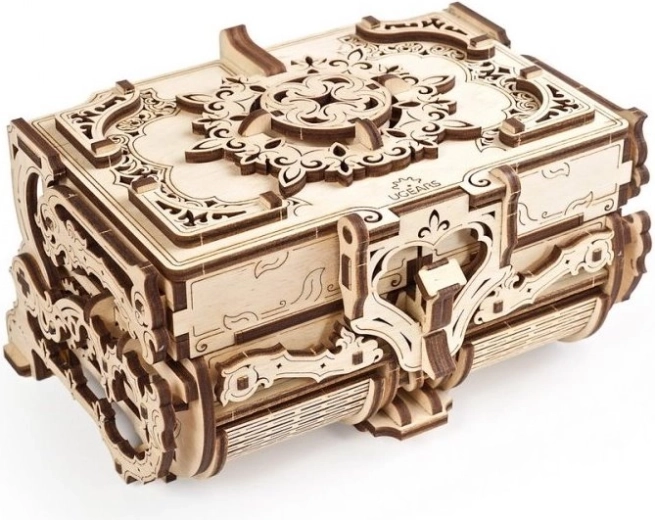 Wooden Mechanical Jewelry Box UGEARS – Antique Design, 3D Puzzle