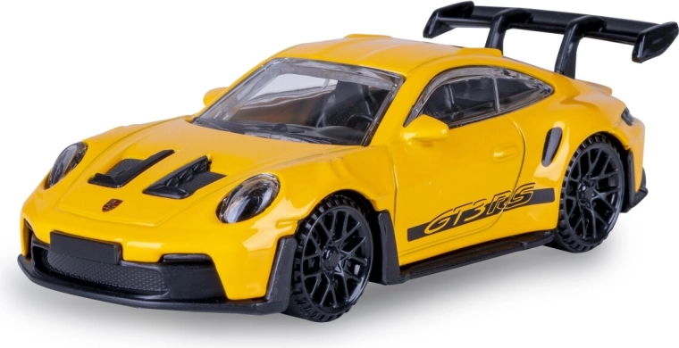 Kovinski model Porsche 911 GT3 RS v merilu 1:43, rumen