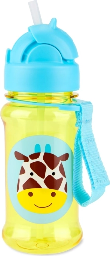 Skip Hop Zoo tritanova steklenička s slamico Žirafa 355 ml