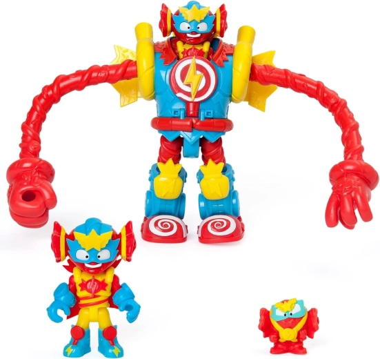 SuperThings Sugarfun Superbot Power Arms robot s figuricami in dodatki