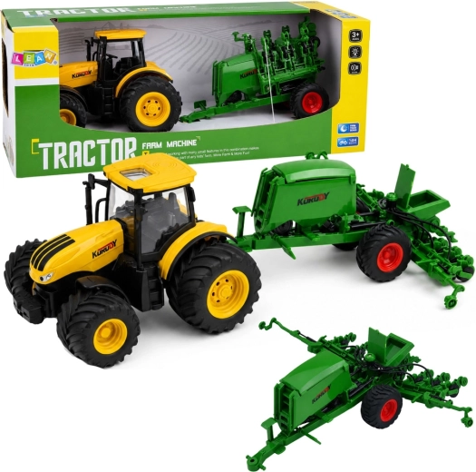 Traktor s sejalnico s svetlobami in zvoki 1:24