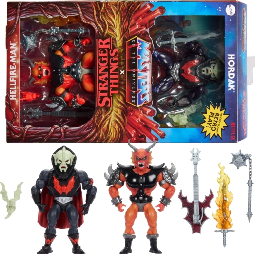 Mattel Masters of the Universe Origins x Stranger Things komplet figuric Hordak in Hellfire-Man