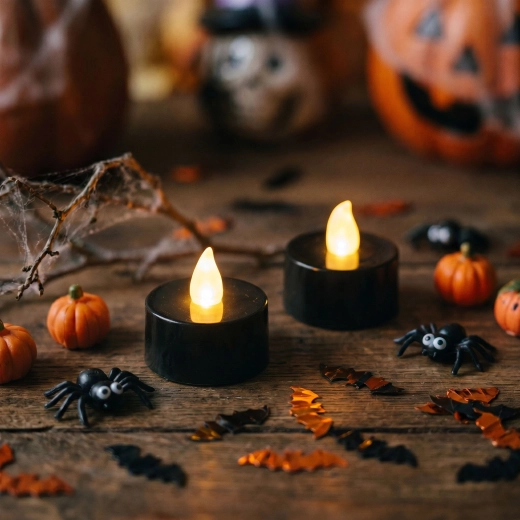 Halloween LED čajne svečke, 2 kosa