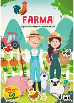 Kmetija – pobarvanke z nalepkami
