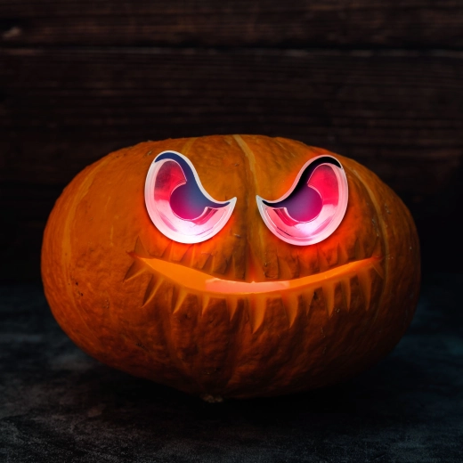 Halloweenske strašljive oči z rdečo LED-osvetlitvijo na baterije