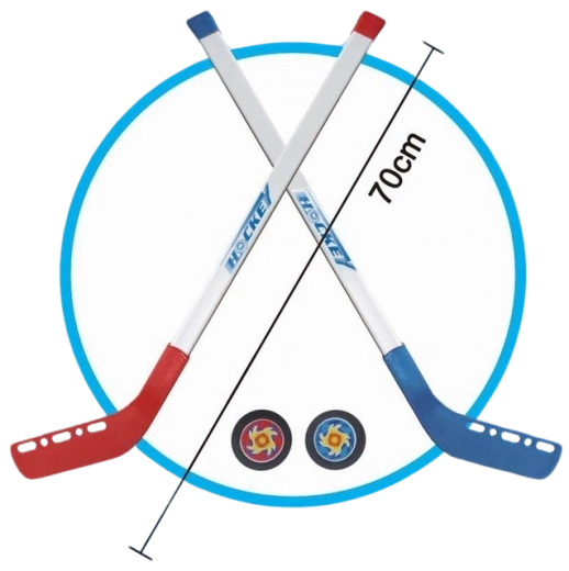 Set otroških hokejskih palic s pakom – 4 kosi
