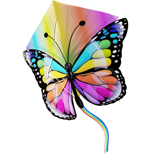 Leteči zmaj Pop Up metulj 57 × 55 cm