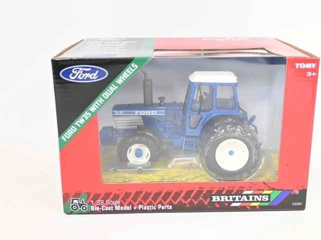 TOMY Britains Ford TW35 tractor model with dual rear wheels - 1 piece
