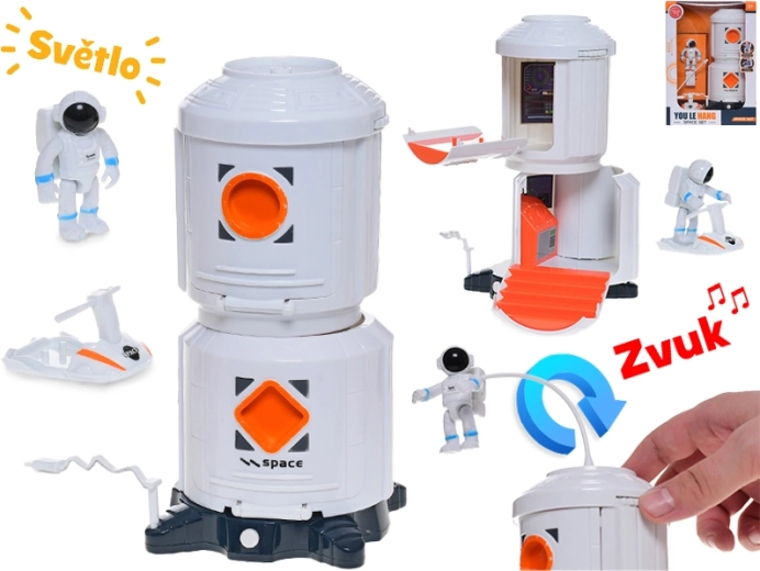 Vesoljska postaja z lučmi in zvoki, premer 20 cm