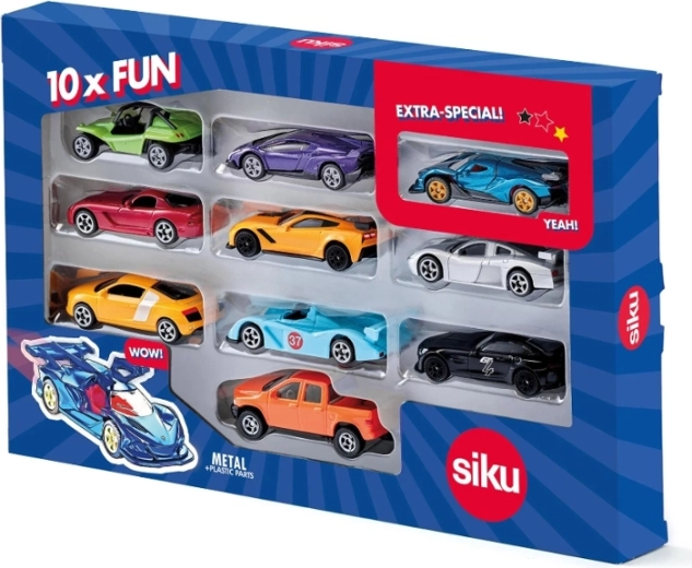 Siku Super set 10 športnih avtomobilov