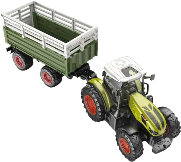 BUDDY TOYS RC traktor s čelnim nakladalnikom in kesonom