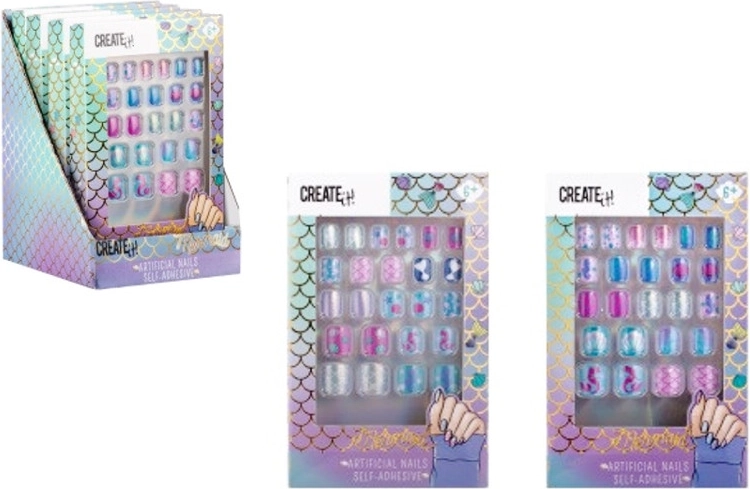 Create It! morska deklica samolepilni konice za nohte