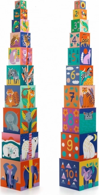 Zlagalni stolp z divjimi živalmi DJECO