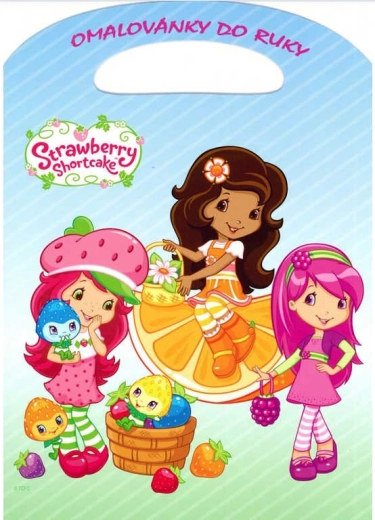 Akim pobarvanke za v roko A4 Jagodka Strawberry Shortcake - 1 kos