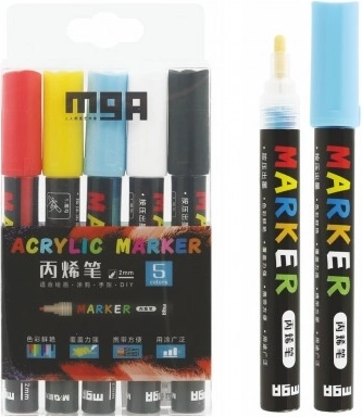 Akrilne označevalce, ki svetijo v temi