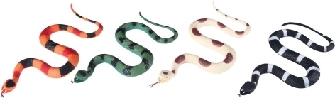 Gumijasta kača – realistična plastična igrača za otroke