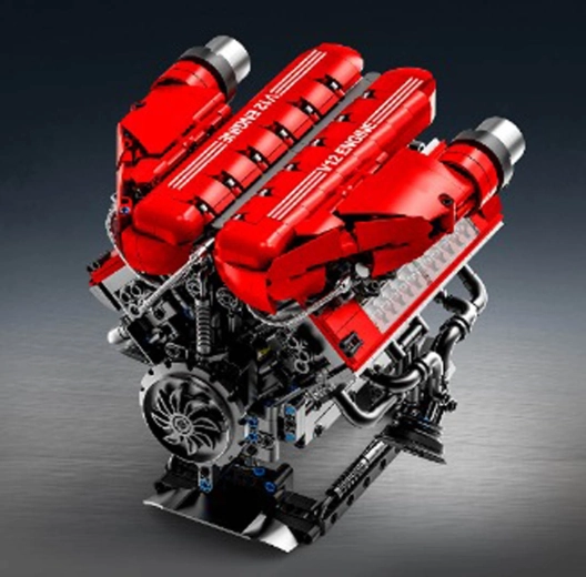 Gradnik motorja V12, 1607 delov