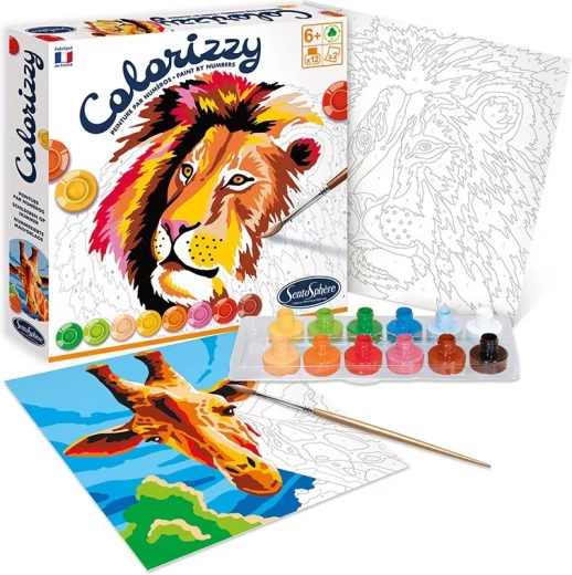Sentosphere Colorizzy savana – slikanje po številkah